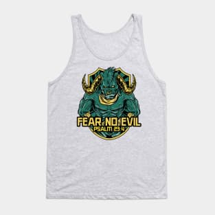 Fear No Evil Psalm 23:4 Tank Top